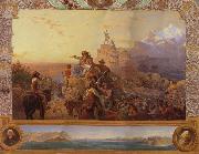 Leutze, Emmanuel Gottlieb Westward the Course of  Empire Take its Way Germany oil painting artist